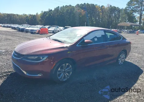 2015 Chrysler 200 Limited from USA, damaged, VIN 1C3CCCAB2FN599649